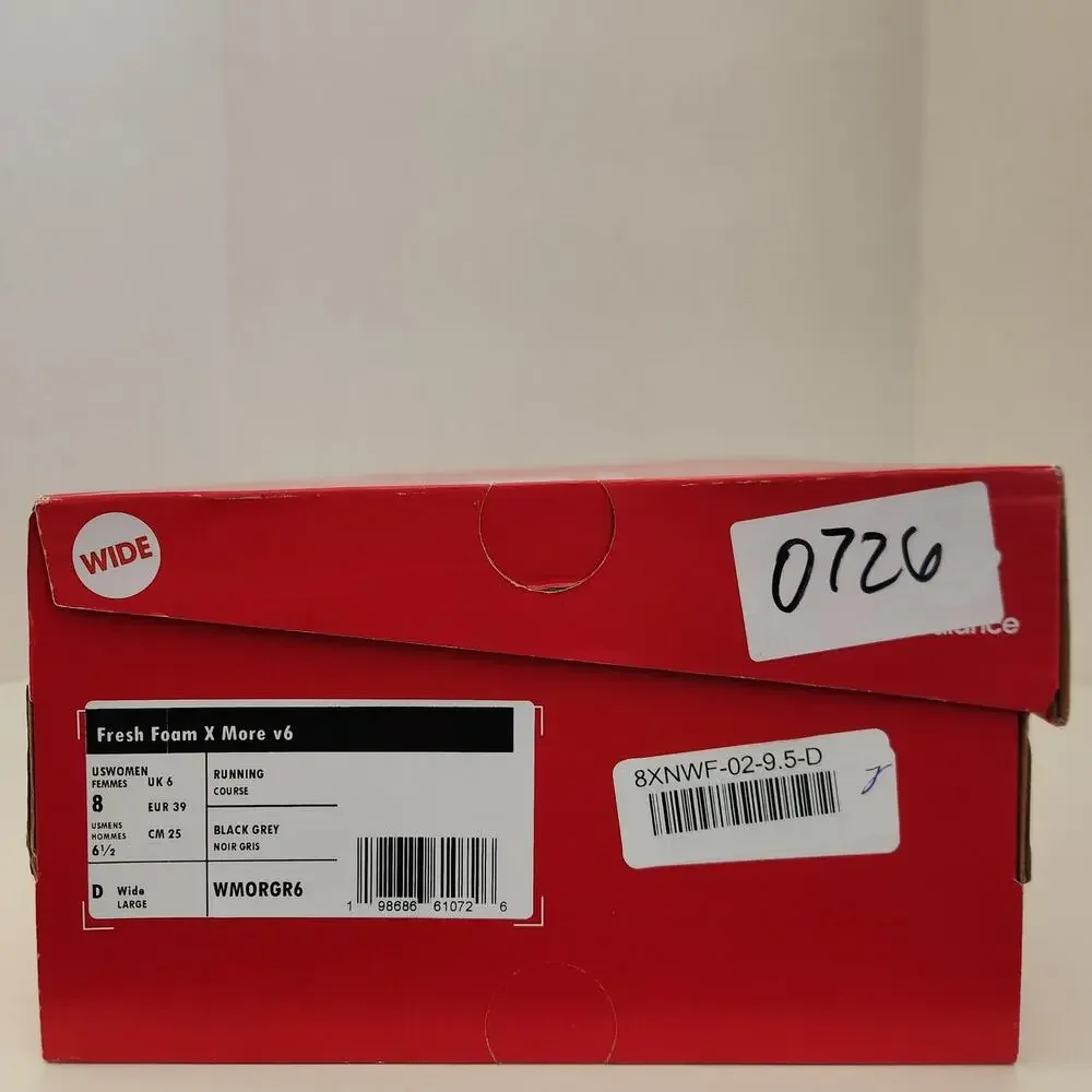 New Balance Women's Fresh Foam X More V6 Running Shoe, 8 W - Picture 10 of 10